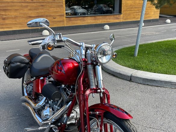 2007 Harley-Davidson CVO, красный - вид 15