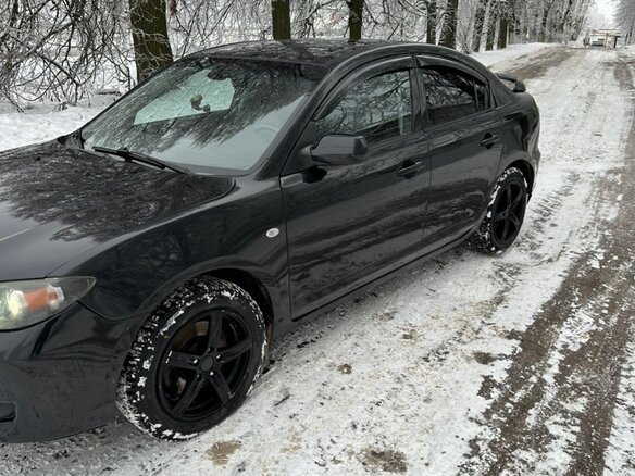 2006 Mazda 3 I (BK) Рестайлинг, чёрный, 520000 рублей - вид 4