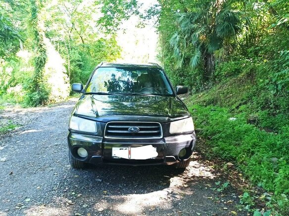 2003 Subaru Forester II, чёрный, 350000 рублей