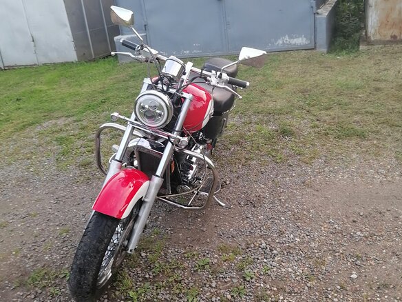 1995 Honda VT 1100, красный, 400000 рублей - вид 7