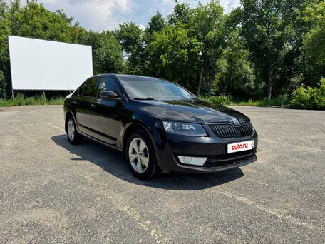 2014 Skoda Octavia III (A7), чёрный, 1070000 рублей, вид 3