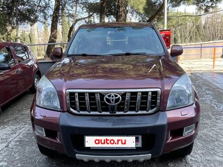 2008 Toyota Land Cruiser Prado 4-speed 120 Series Рестайлинг, красный, 3600000 рублей, вид 1