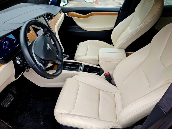2020 Tesla Model X Long Range Plus I, синий, 5790000 рублей - вид 7