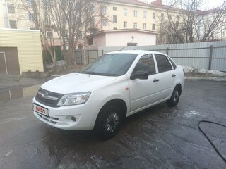 2015 Lada (ВАЗ) Granta I, белый, 265000 рублей, вид 3