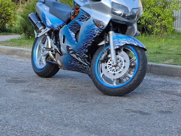 2001 Honda VFR 800, серый, 430000 рублей - вид 5