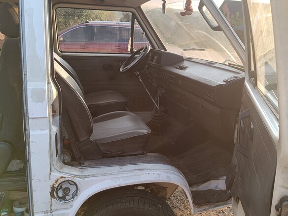 1988 Volkswagen Transporter 5-speed T3, белый - вид 10