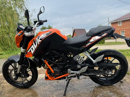 2014 KTM 200 Duke, оранжевый, 255000 рублей, вид 1