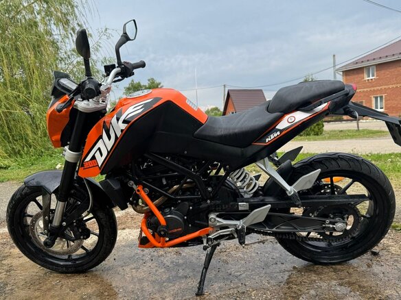 2014 KTM 200 Duke, оранжевый, 255000 рублей