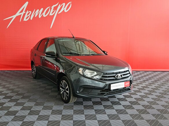 2024 Lada (ВАЗ) Granta I Рестайлинг, серый, 845000 рублей - вид 6