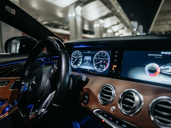2015 Mercedes-Benz S-Класс AMG 63 AMG III (W222, C217), синий, 6700000 рублей - вид 11