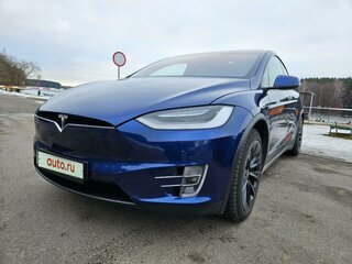 2020 Tesla Model X Long Range Plus I, синий, 5790000 рублей, вид 5