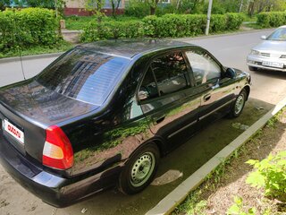 2008 Hyundai Accent ТагАЗ II, чёрный, 430000 рублей, вид 4
