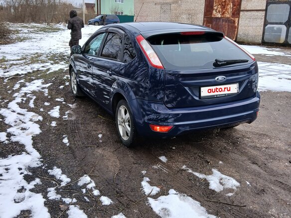 2010 Ford Focus II Рестайлинг, синий, 450000 рублей - вид 4