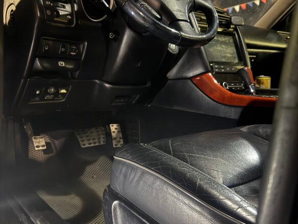 2001 Lexus GS 430 II Рестайлинг, чёрный, 1175000 рублей - вид 9