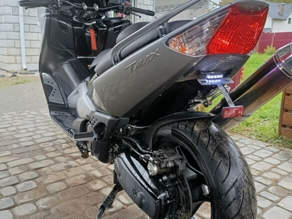 2010 Yamaha TMAX, серебристый, 530000 рублей - вид 6