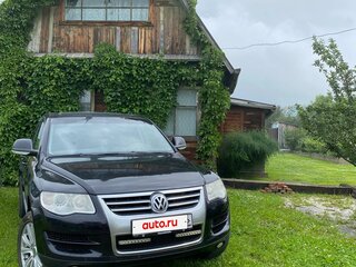 2008 Volkswagen Touareg I Рестайлинг, чёрный, 1200000 рублей, вид 2