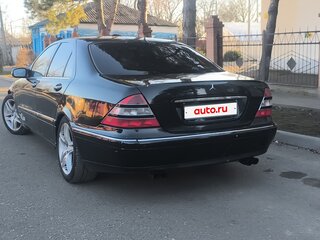 2003 Mercedes-Benz S-Класс 350 IV (W220) Рестайлинг, чёрный, 699000 рублей, вид 3