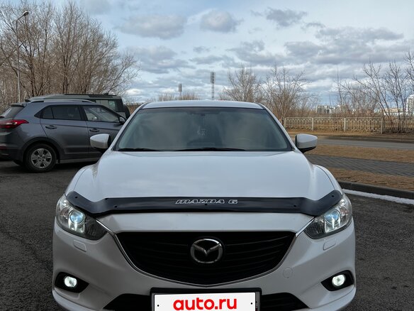 2018 Mazda 6 III (GJ) Рестайлинг 2, белый, 2150000 рублей
