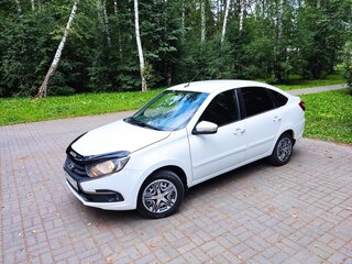 2018 Lada (ВАЗ) Granta I Рестайлинг, белый, 415000 рублей, вид 1
