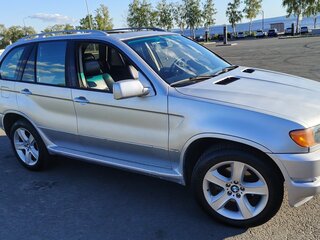 2002 BMW X5 3.0i I (E53), серебристый, 800000 рублей, вид 4