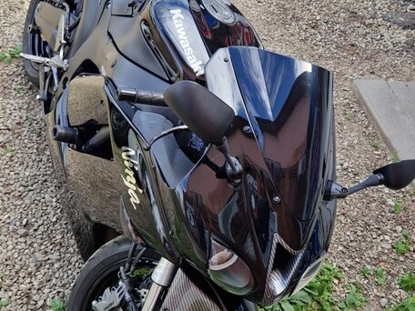 2007 Kawasaki ZX-6 Ninja, чёрный, 550000 рублей, вид 3