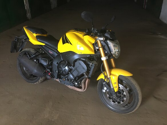 2006 Yamaha FZ1, жёлтый, 550000 рублей - вид 7