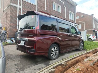 2017 Honda Stepwgn Spada V, красный, 2170000 рублей, вид 3