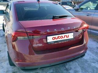 2022 Skoda Rapid II, красный, 1875000 рублей, вид 3
