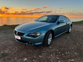2006 BMW 6 серии 630i II (E63/E64), голубой, 990000 рублей, вид 1