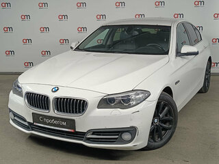 2013 BMW 5 серии 525d xDrive VI (F10/F11/F07) Рестайлинг, белый, 1399000 рублей, вид 3