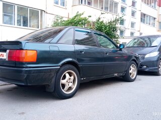 1990 Audi 80 IV (B3), зелёный, 250000 рублей, вид 4