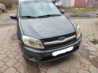 2015 Lada (ВАЗ) Granta I, серебристый, 350000 рублей, вид 2