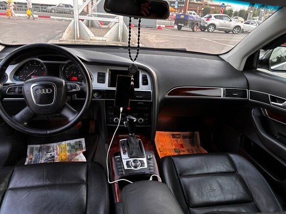 2009 Audi A6 III (C6) Рестайлинг, чёрный, 1250000 рублей - вид 6