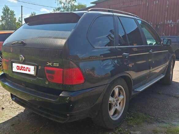 2002 BMW X5 3.0d I (E53), чёрный, 630000 рублей - вид 1