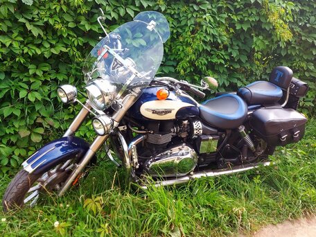 2010 Triumph America, синий, 500000 рублей, вид 1