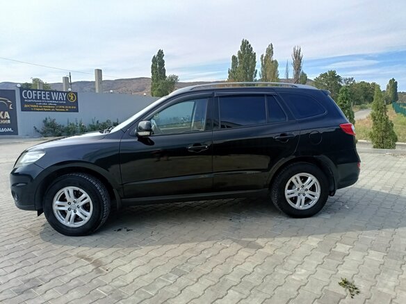2011 Hyundai Santa Fe II Рестайлинг, чёрный, 1350000 рублей - вид 9