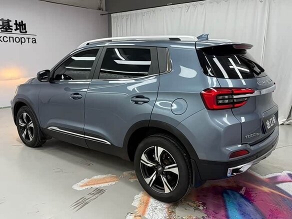 2021 Chery Tiggo 5x I Рестайлинг 2, голубой - вид 2