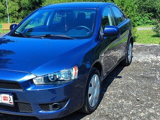 2008 Mitsubishi Lancer X, синий, 650000 рублей, вид 2
