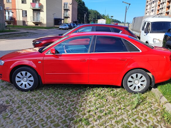 2006 Audi A4 III (B7), красный, 700000 рублей - вид 5