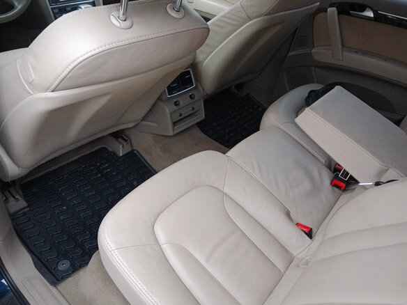 2014 Audi Q7 I (4L) Рестайлинг, синий, 3350000 рублей - вид 15
