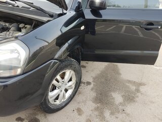 2008 Hyundai Tucson I, чёрный, 1150000 рублей, вид 3