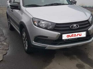 2022 Lada (ВАЗ) Granta Cross I Рестайлинг, серебристый, 1050000 рублей, вид 2