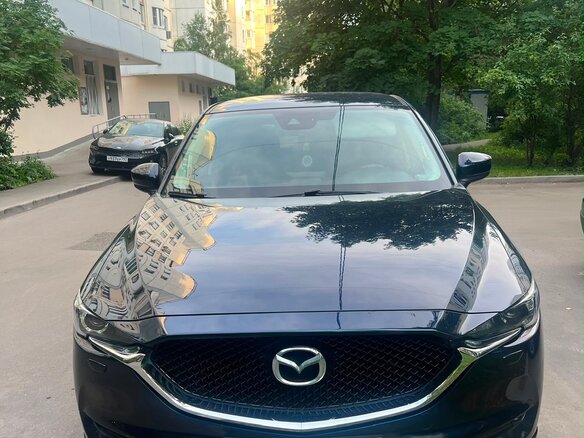 2019 Mazda CX-5 II, синий, 2200000 рублей - вид 1