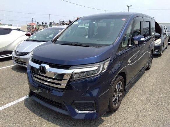 2019 Honda Stepwgn Spada V Рестайлинг, синий, 2390000 рублей - вид 33