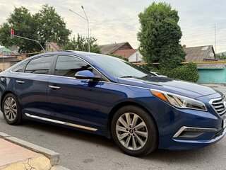2016 Hyundai Sonata VII (LF), синий, 1450000 рублей, вид 3