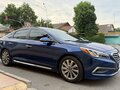 2016 Hyundai Sonata VII (LF), синий, 1450000 рублей - вид 2