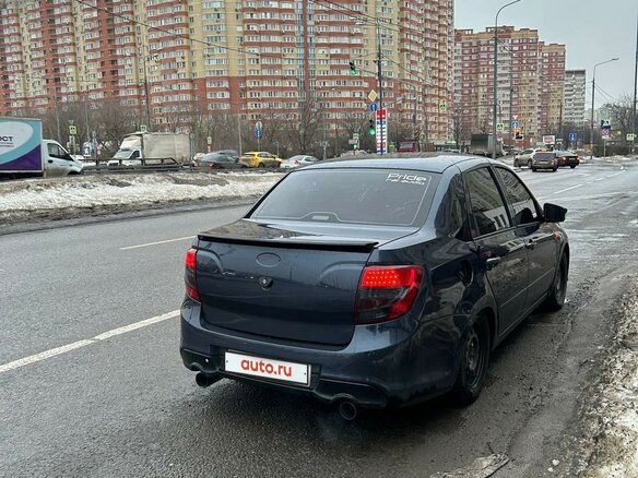 2012 Lada (ВАЗ) Granta I, синий, 360000 рублей - вид 9