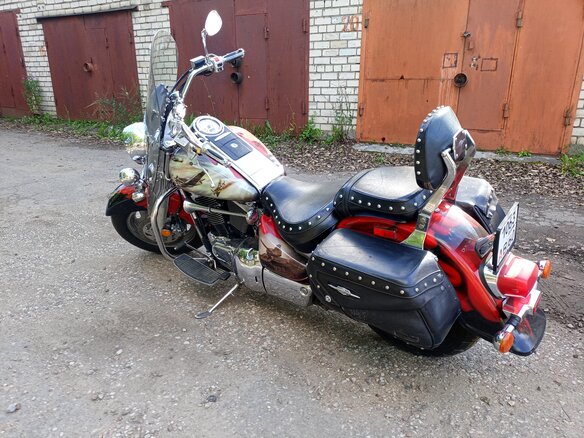2005 Suzuki Boulevard C90, красный, 600000 рублей - вид 7