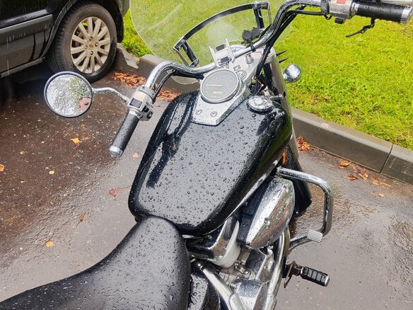 2004 Honda Shadow 750, чёрный, 520000 рублей - вид 6
