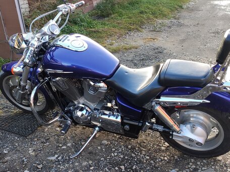2002 Honda VTX 1800, синий, 750000 рублей, вид 3